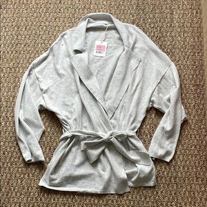 MAJESTIC FILATURES cardigan tie sweater! NEW WITH TAGS!!